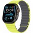 Силиконовый ремешок ArmorStandart MagLink для Apple Watch 49 / 46 / 45 / 44 / 42 мм (Series 1-3), Lime Grey