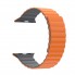 Ремінець ArmorStandart MagLink силіконовий для Apple Watch 49/46/45/44/42 (Series 1-3), Orange Grey