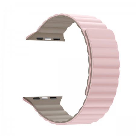 Силиконовый ремешок ArmorStandart MagLink для Apple Watch 49 / 46 / 45 / 44 / 42 мм (Series 1-3), Pink Stone