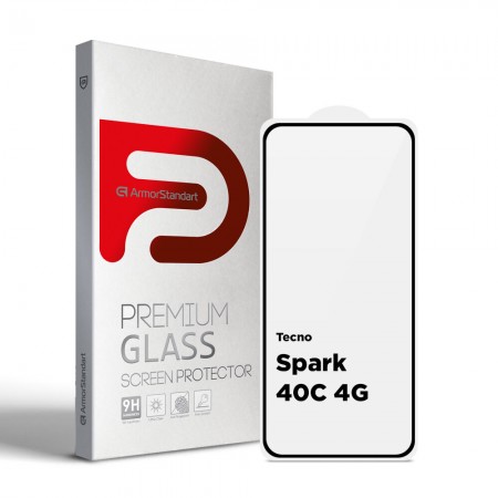 Защитное стекло ArmorStandart Pro для Tecno Spark 40C 4G, 6.67