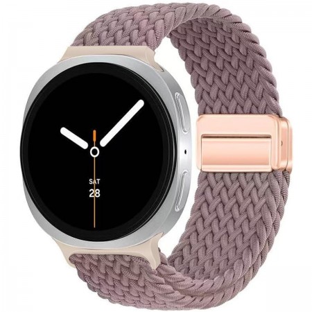 Нейлоновий ремінець ArmorStandart Braided Solo Loop для Samsung Galaxy Watch 9 / 8 / 8 Classic 20x113 мм Dusty Rose