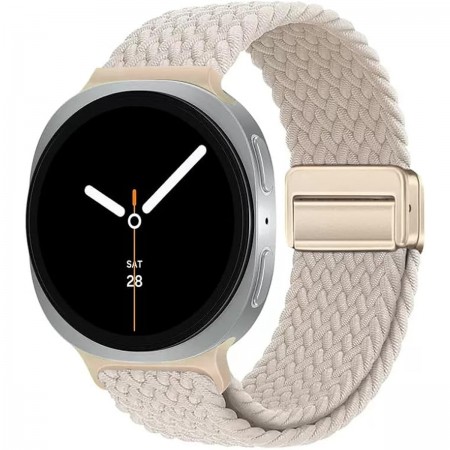 Ремешок для смарт-часов ArmorStandart Braided Solo Loop для Samsung Galaxy Watch 9 / 8 / 8 Classic (20x113 mm), нейлон, Starlight