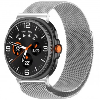 Ремінець ArmorStandart Milanese Magnetic для Samsung Galaxy Watch 9 / 8 / 8 Classic 20x113 мм Silver Ремінець ArmorStandart Milanese Magnetic для Samsung Galaxy Watch 9 / 8 / 8 Classic 20x113 мм Silver