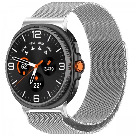 Ремінець ArmorStandart Milanese Magnetic для Samsung Galaxy Watch 9 / 8 / 8 Classic 20x113 мм Silver