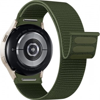 Ремінець ArmorStandart Nylon Band для Samsung Galaxy Watch 9 / 8 / 8 Classic (20x113 мм), хакі, нейлон Ремінець ArmorStandart Nylon Band для Samsung Galaxy Watch 9 / 8 / 8 Classic (20x113 мм), хакі, нейлон
