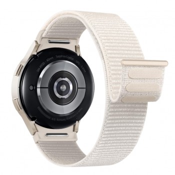 Нейлоновий ремінець ArmorStandart Nylon Band для Samsung Galaxy Watch 9 / 8 / 8 Classic 20x113 мм, кольору Starlight (бежевий) Нейлоновий ремінець ArmorStandart Nylon Band для Samsung Galaxy Watch 9 / 8 / 8 Classic 20x113 мм, кольору Starlight (бежевий)