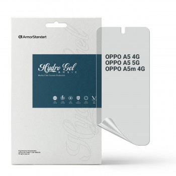 Гідрогелева плівка ArmorStandart матова для OPPO A5 4G / A5 5G / A5m 4G, діагональ 6.67 Гідрогелева плівка ArmorStandart матова для OPPO A5 4G / A5 5G / A5m 4G, діагональ 6.67