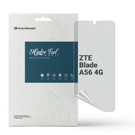 Гидрогелевая пленка ArmorStandart матовая для ZTE Blade A56 4G, диагональ 6.75