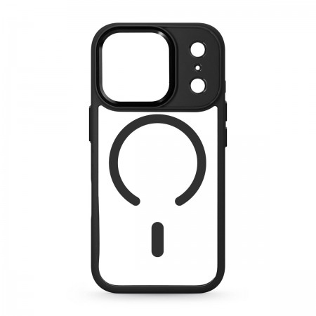Прозорий чохол MagSafe ArmorStandart Unit-C MagCase для Apple iPhone 17 Pro, Black (чорний)