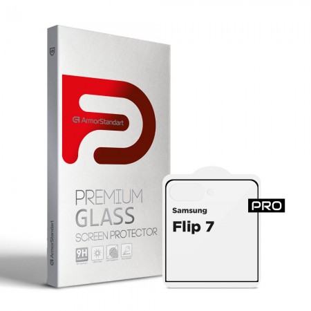Защитное стекло ArmorStandart Pro для внешнего экрана Samsung Flip7 / Flip8
