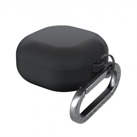 Силіконовий чохол для навушників Samsung Galaxy Buds Core чорний ArmorStandart Hang Case з карабіном