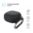 Силіконовий чохол для навушників Samsung Galaxy Buds Core чорний ArmorStandart Hang Case з карабіном