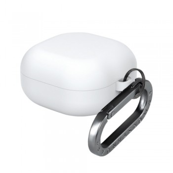 Силіконовий чохол для навушників Samsung Galaxy Buds Core білий ArmorStandart Hang Case з карабіном Силіконовий чохол для навушників Samsung Galaxy Buds Core білий ArmorStandart Hang Case з карабіном