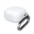 Силіконовий чохол для навушників Samsung Galaxy Buds Core білий ArmorStandart Hang Case з карабіном