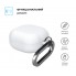 Силіконовий чохол для навушників Samsung Galaxy Buds Core білий ArmorStandart Hang Case з карабіном