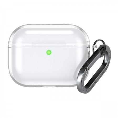 Чохол для навушників ArmorStandart Air для Apple AirPods Pro 3 з TPU з карабіном, прозорий