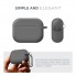 Силиконовый чехол ArmorStandart Hang Case для Apple AirPods Pro 3 с карабином, Advanced ash