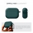 Силиконовый чехол с карабином ArmorStandart Hang Case для Apple AirPods Pro 3, Dark Green