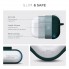 Силиконовый чехол с карабином ArmorStandart Hang Case для Apple AirPods Pro 3, Dark Green