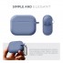 Силиконовый чехол ArmorStandart Hang Case для Apple AirPods Pro 3 с карабином, лавандовый