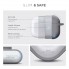 Силиконовый чехол ArmorStandart Hang Case для Apple AirPods Pro 3 с карабином, светло-серый
