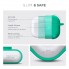Силіконовий чохол з карабіном ArmorStandart Hang Case для Apple AirPods Pro 3, Mint Green