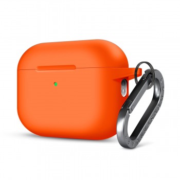 Силіконовий чохол ArmorStandart Hang Case для Apple AirPods Pro 3 з карабіном, помаранчевий Силіконовий чохол ArmorStandart Hang Case для Apple AirPods Pro 3 з карабіном, помаранчевий