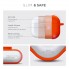 Силиконовый чехол ArmorStandart Hang Case для Apple AirPods Pro 3 с карабином, оранжевый