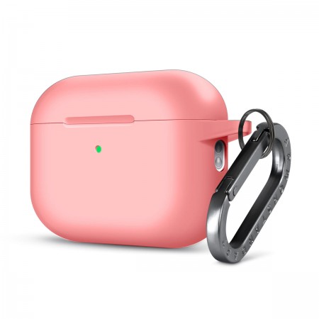 Силіконовий чохол з карабіном ArmorStandart Hang Case для Apple AirPods Pro 3, Pink