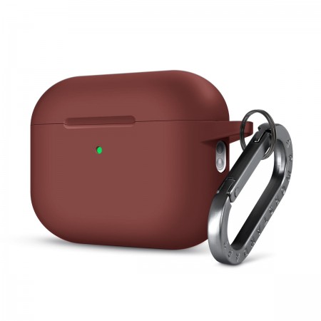 Силиконовый чехол ArmorStandart Hang Case для Apple AirPods Pro 3 с карабином, Scarlet