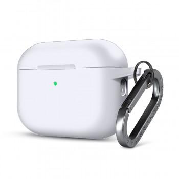Силіконовий чохол з карабіном ArmorStandart Hang Case для Apple AirPods Pro 3, White Силіконовий чохол з карабіном ArmorStandart Hang Case для Apple AirPods Pro 3, White