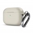 Силиконовый чехол с карабином ArmorStandart Hang Case для Apple AirPods Pro 3, Antique White