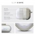 Силиконовый чехол с карабином ArmorStandart Hang Case для Apple AirPods Pro 3, Antique White