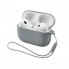 Силиконовый чехол для наушников ArmorStandart Silicone Case with straps для Apple AirPods Pro 3 с петлёй, серый