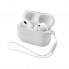 Силіконовий чохол для кейса Apple AirPods Pro 3 ArmorStandart Silicone Case White з ремінцем