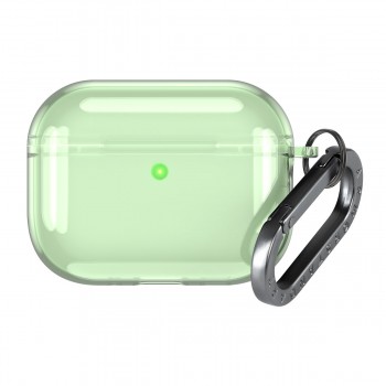 Чохол для навушників Apple Airpods Pro 3 ArmorStandart Air, TPU, з карабіном, зелений