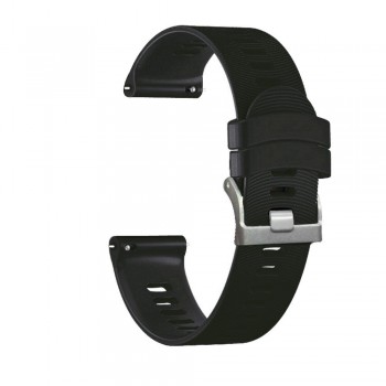 Силіконовий ремінець ArmorStandart Silicone Soft Watch Strap для розумних годинників 20 мм, чорний Силіконовий ремінець ArmorStandart Silicone Soft Watch Strap для розумних годинників 20 мм, чорний