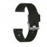 Силиконовый ремешок ArmorStandart Silicone Soft Watch Strap для умных часов 20 мм, чёрный