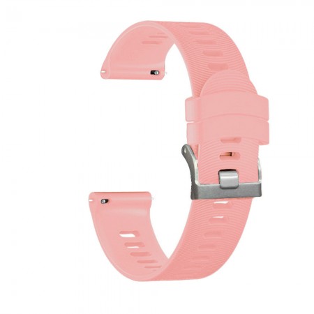 Ремінець силіконовий ArmorStandart Silicone Soft Watch Strap 20 мм, рожевий