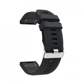 Силіконовий ремінець ArmorStandart Silicone Line для Garmin 22 mm, чорний Силіконовий ремінець ArmorStandart Silicone Line для Garmin 22 mm, чорний