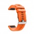 Силіконовий ремінець ArmorStandart Silicone Line для Garmin 22 мм, помаранчевий