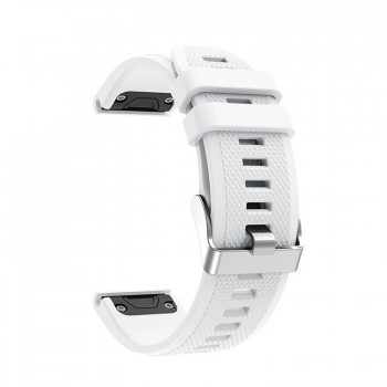 Силіконовий ремінець ArmorStandart Silicone Line для Garmin 22 mm, білий Силіконовий ремінець ArmorStandart Silicone Line для Garmin 22 mm, білий