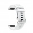 Силіконовий ремінець ArmorStandart Silicone Line для Garmin 22 mm, білий