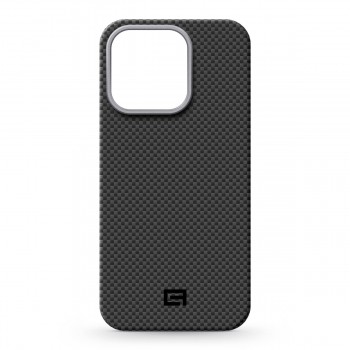 Чехол ArmorStandart BlackIcon Kevlar MagCase для Apple iPhone 15 Pro Max, Kevlar, Black (чёрный)