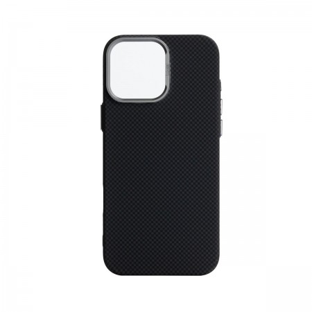 Чехол ArmorStandart LikeCarbon2 MagCase с имитацией карбона для Apple iPhone 15 Pro Max, черный (Kevlar Black)