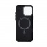 Чехол ArmorStandart LikeCarbon2 MagCase с имитацией карбона для Apple iPhone 15 Pro Max, черный (Kevlar Black)