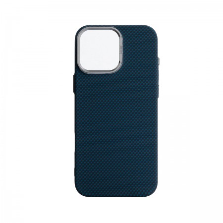 Чохол-накладка ArmorStandart LikeCarbon2 MagCase для Apple iPhone 16 Pro Max, Kevlar, темно-синій