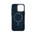 Чохол-накладка ArmorStandart LikeCarbon2 MagCase для Apple iPhone 16 Pro Max, Kevlar, темно-синій