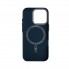 Чохол ArmorStandart LikeCarbon2 MagCase для Apple iPhone 16 Pro Kevlar Dark Blue