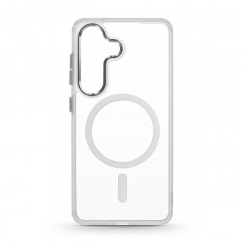 Чехол-накладка с MagSafe ArmorStandart Unit MagCase для Samsung S26 5G Matte Clear Silver